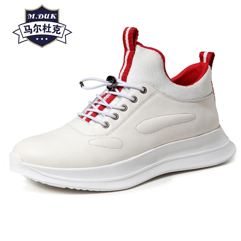 

Genuine Leather high-top sneakers male Korean hip-hop mens Casual shoes designer shoes men high quality all-match cowhide