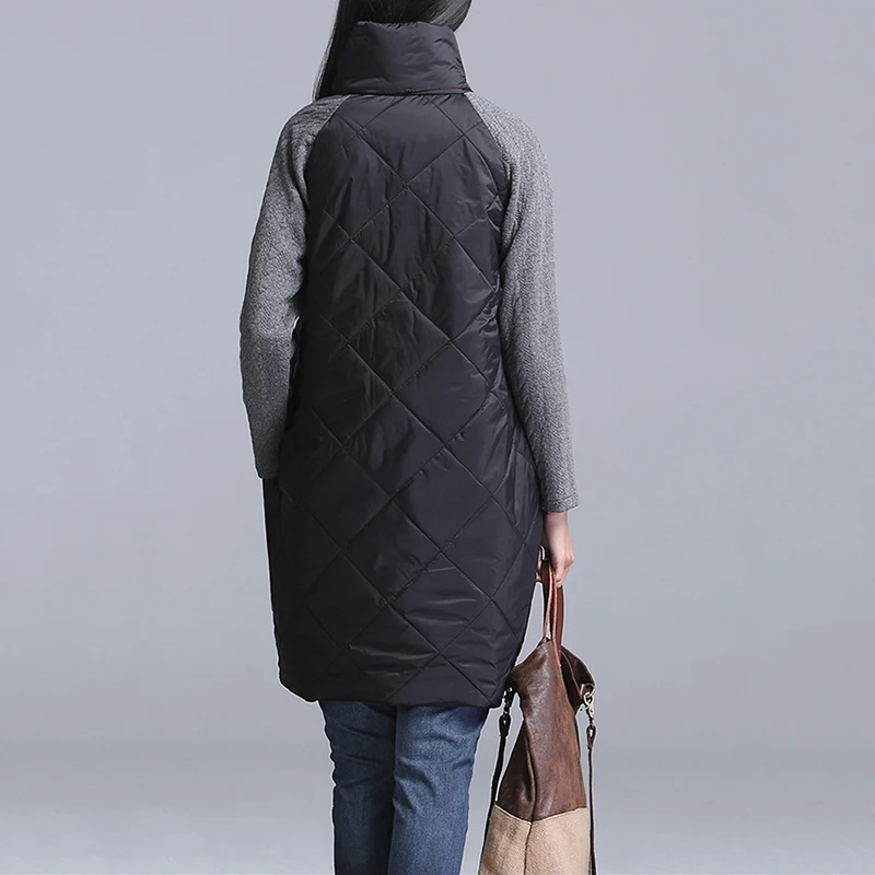 Outerwear Plus Size M-4xl Autumn Women Down Jacket 2018 Fashion Section High Collar Parkas Thin Warm Female Down Jacket Coats Outerwear Plus Size M-4xl Autumn Women Down Jacket 2018 Fashion Section High Collar Parkas Thin Warm Female Down Jacket Coats