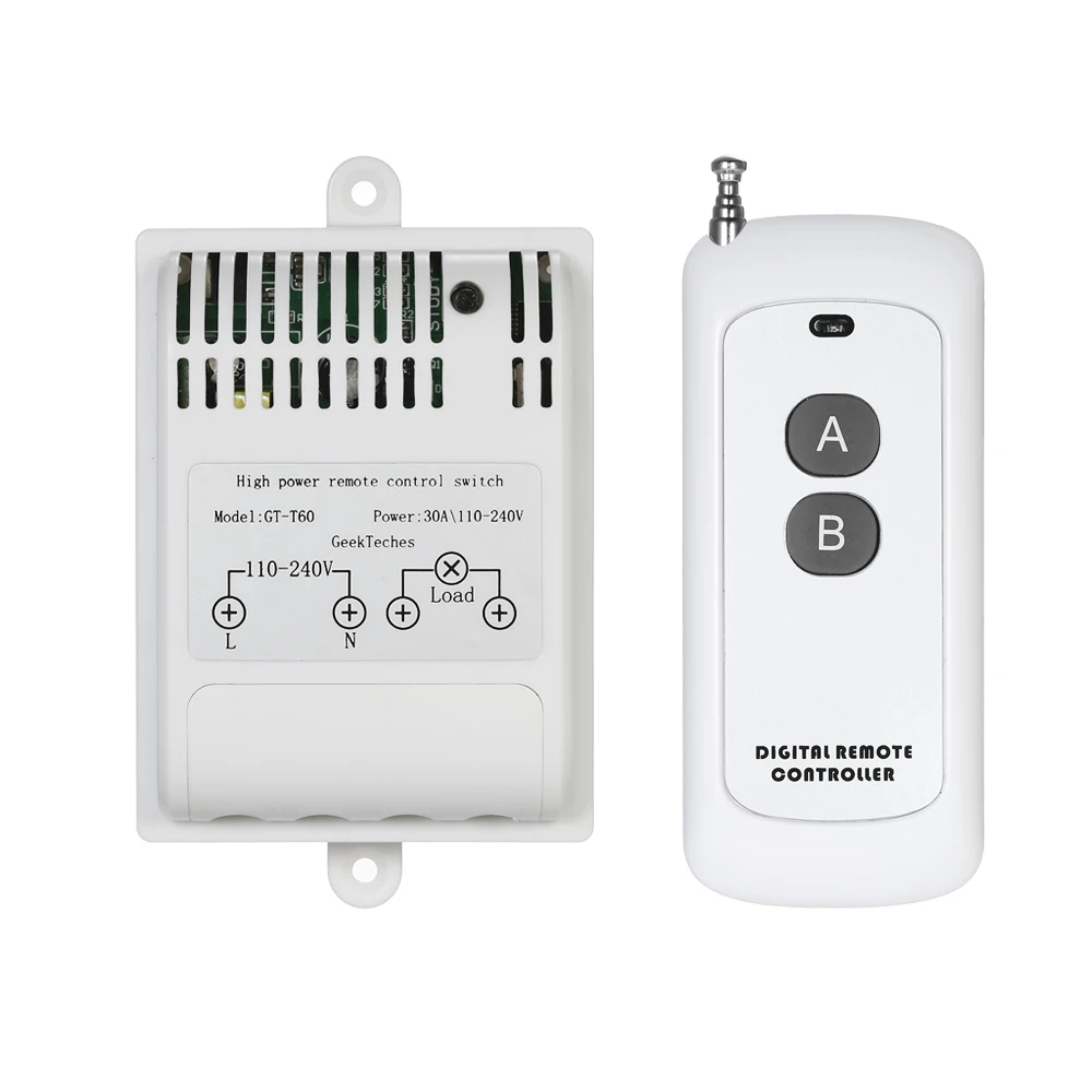 

One-way Wireless Intelligent Home Appliance Switch Power 240V 433MHz Ultra Remote Control Switch Controller 500/4000 Meters