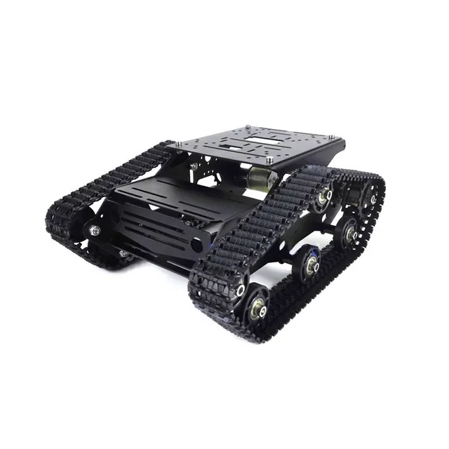 TR300P 37 Motor Tank Tracked Chassis Unassembled Intelligent Car Robot Smart Car Chassis (4 colors optional)