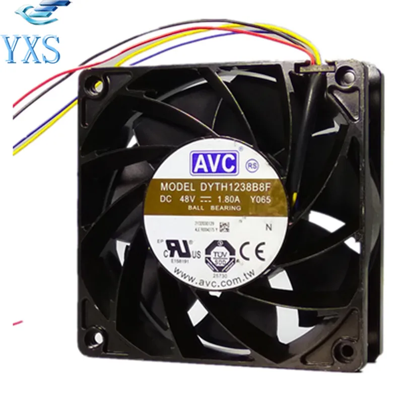 

DYTH1238B8F DC 48V 86.4W 1.8A 12CM 12038 120*120*38mm Server Industrial Cooling Fan