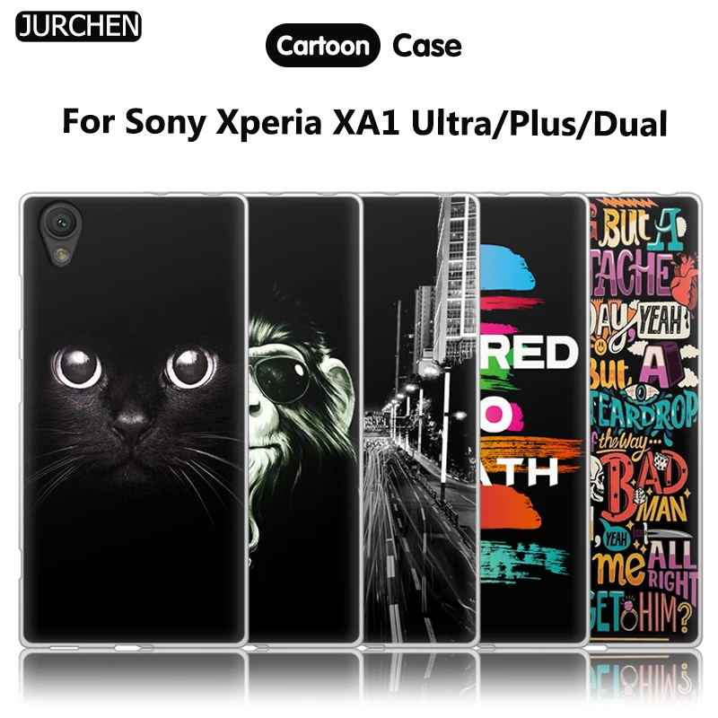 JURCHEN Case For Sony Xperia XA1 Ultra Cover For Sony Xperia XA1 Dual Phone Case Silicone Soft Cover For Sony Xperia XA1 Plus JURCHEN Case For Sony Xperia XA1 Ultra Cover For Sony Xperia XA1 Dual Phone Case Silicone Soft Cover For Sony Xperia XA1 Plus