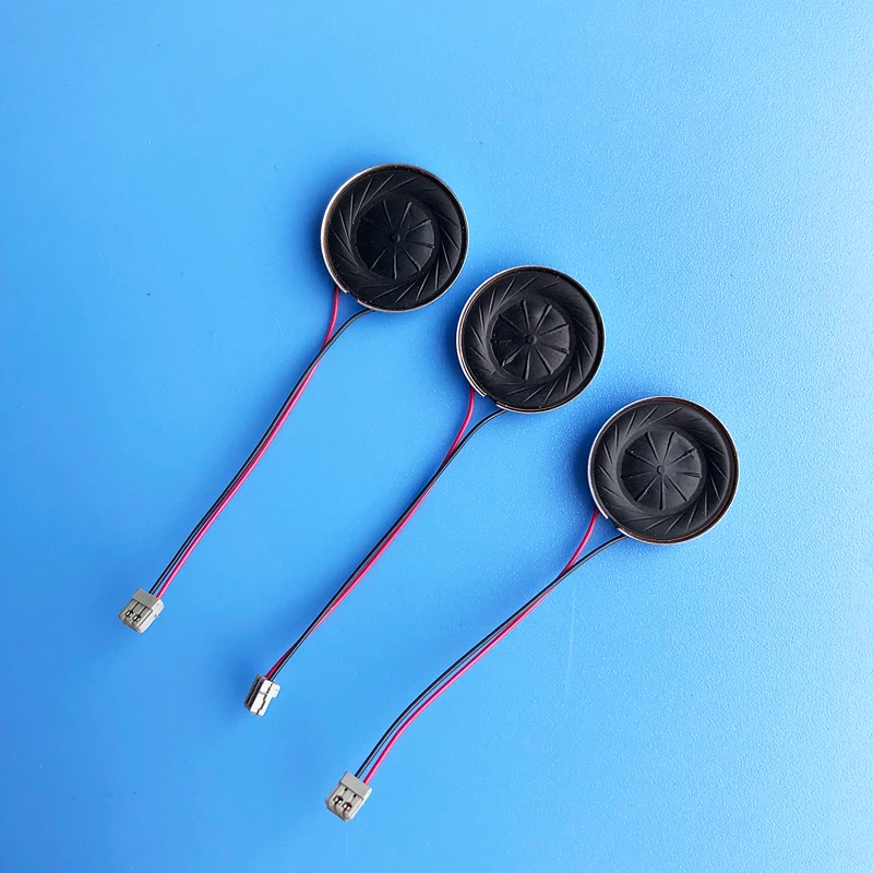 cheap New Ultra thin mini sound speaker 8 ohms 1 watt 8R 1W speaker diameter 15mm thickness 3mm Loudspeaker with cable 40mm