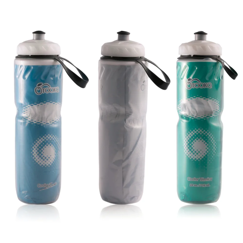 

710ml Portable Outdoor Insulated Water Bottle Bicycle Bike Cycling Sport Water Cup Kettle Recyclable Bottle 24oz
