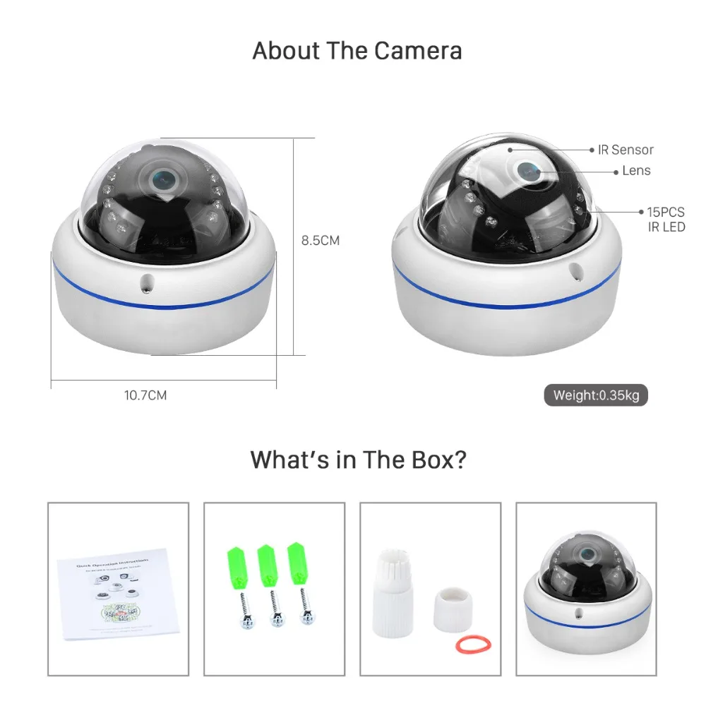 BESDER 4X Zoom Моторизованный объектив 1080p/4MP Автофокус Full HD ip камера H.265 2 8 мм 12 домашняя