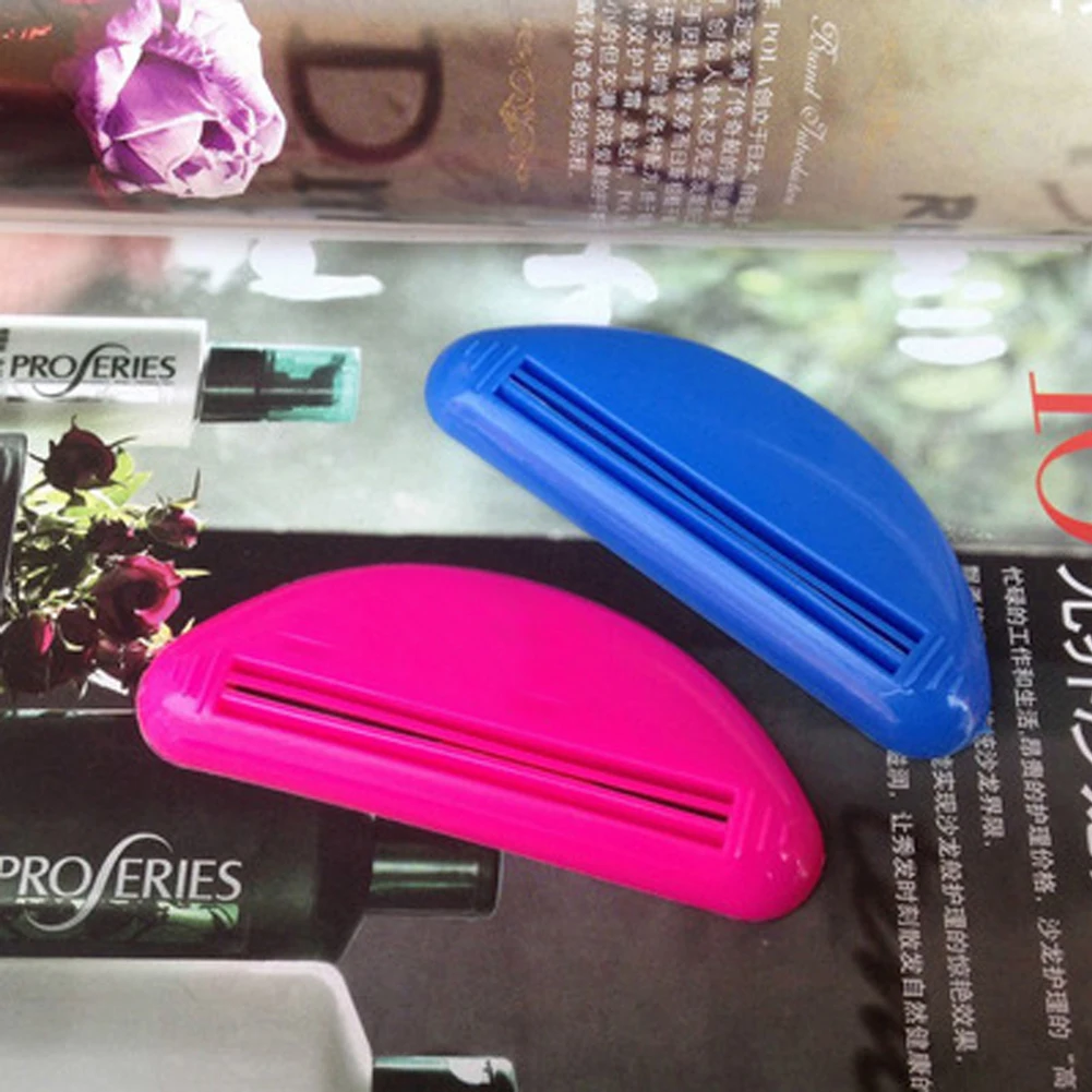 

1Pc New Hot Creative Squeeze Tube Squeezer Easy Press Toothpaste Squeezers Bathroom Color Random Wholesale