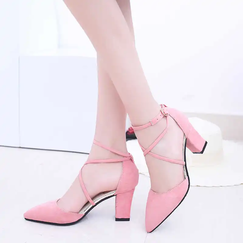 007 Pink Г., летние женские туфли-лодочки с острым носком модельные туфли водонепроницаемые мокасины на высоком каблуке свадебные туфли tenis feminino - Цвет: 007 Pink