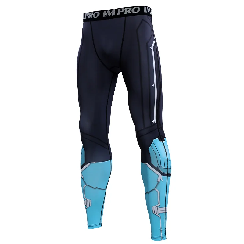 

2019 New Compression pants 3D Printed pants Men Compression Shirt Comics Cosplay Quick-drying clothes For Gyms pants