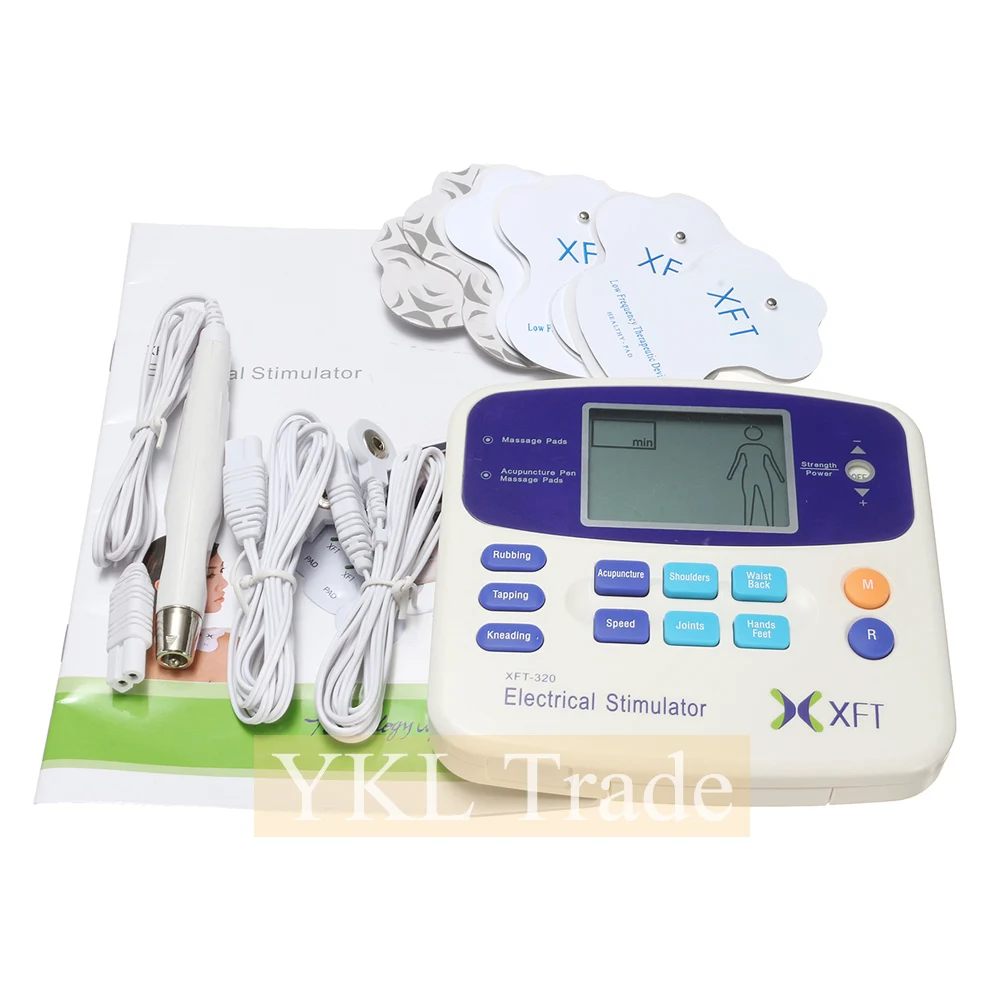 Digital Massager Acupuncture Pen Electronic Pulse Massage Electric ...