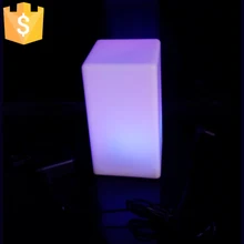 Mini Square 7 Color Changing LED Night Lamp with Color Change ABS Light for Christmas Decoration free shipping 50pcs/lot