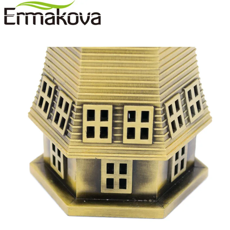 ERMAKOVA 14 см (5 5 &quot) Античная бронза Голландская мельница модель металлическая