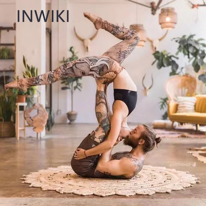 

Women Sexy Yoga Pants Printed Dry Fit Slim Pants Elastic Fitness Gym Pants Workout Running Tight Sport Leggings Female Trousers