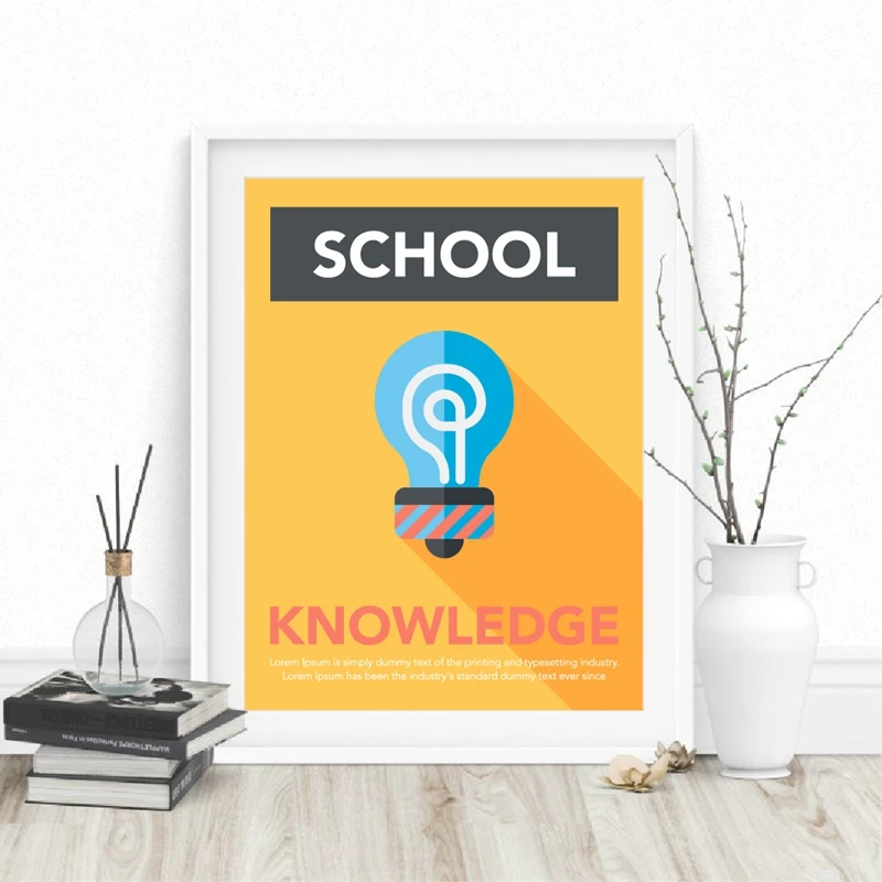 School knowledge print