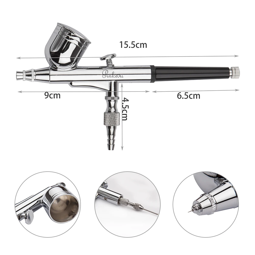 Набор аэрографов с компрессором, 5 передач, Аэрограф, набор для окрашивания лица, аэрографа, Аэрограф для макияжа, инструмент Akvagrim
