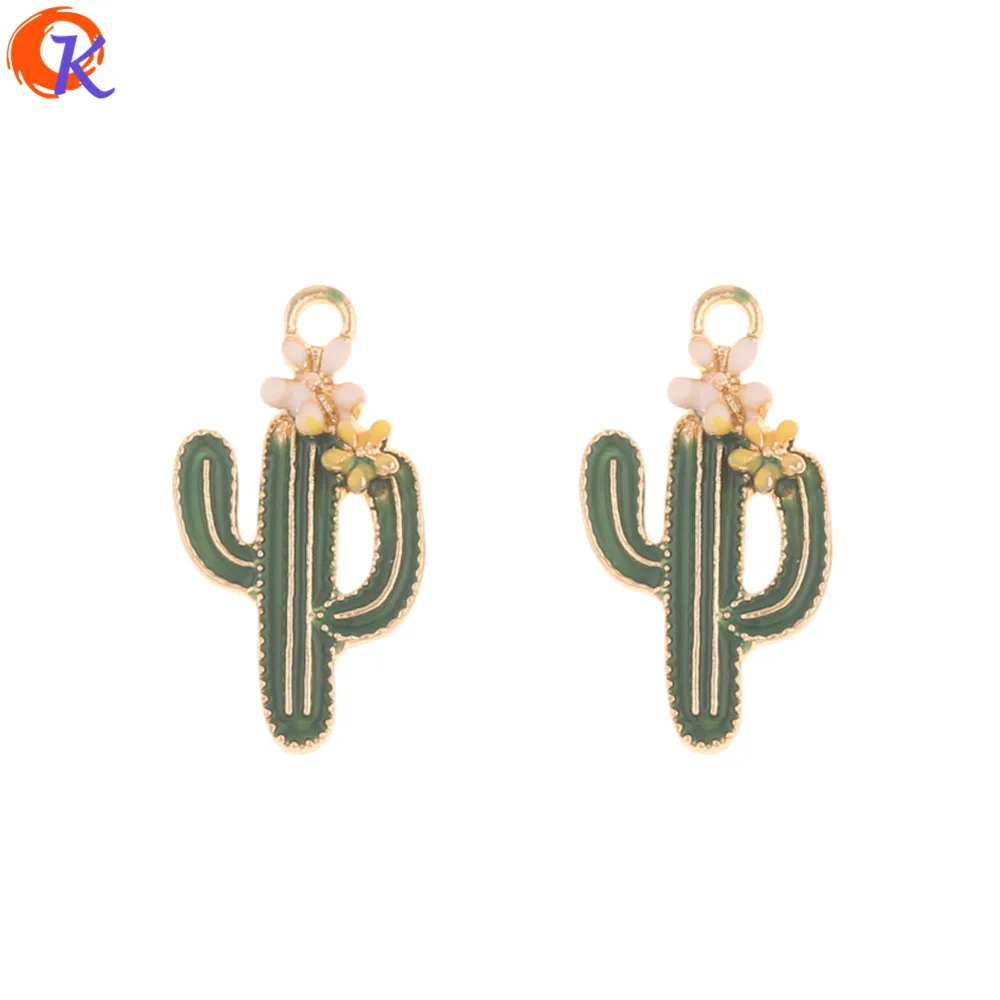 

Cordial Design 100Pcs 11*21MM Jewelry Accessories/Charms/DIY Jewelry Making/Paint Effect/Cactus Shape/Hand Made/Earring Findings