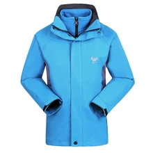 Winter Windstopper Coat Outdoor Ski Hiking Climbing Fishing Clothing Fleece Lining Waterproof Jacket Men Jaqueta Masculina