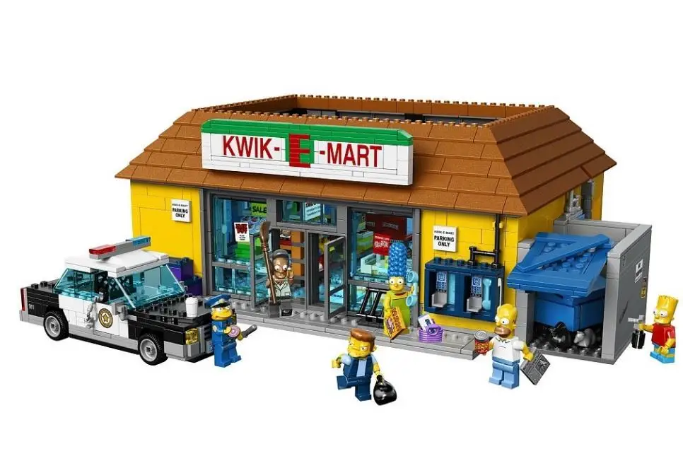 

LEPIN the Simpsons House Model Building Block Bricks Boy gift Bart Homer the Kwik-E-Mart KIT Legoingls