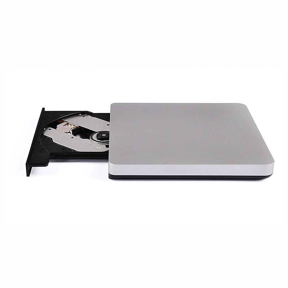 Deepfox тонкий портативный USB 3,0 внешний DVD rom DVD RW CD горелка Писатель Оптический привод для ноутбука нетбук ноутбук ПК черный