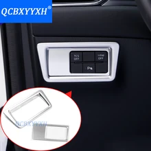 ABS стайлинга автомобилей фар кнопка включения блесток для Mazda 2th CX-5 внутреннего украшения наклейки Авто подкладке Frame