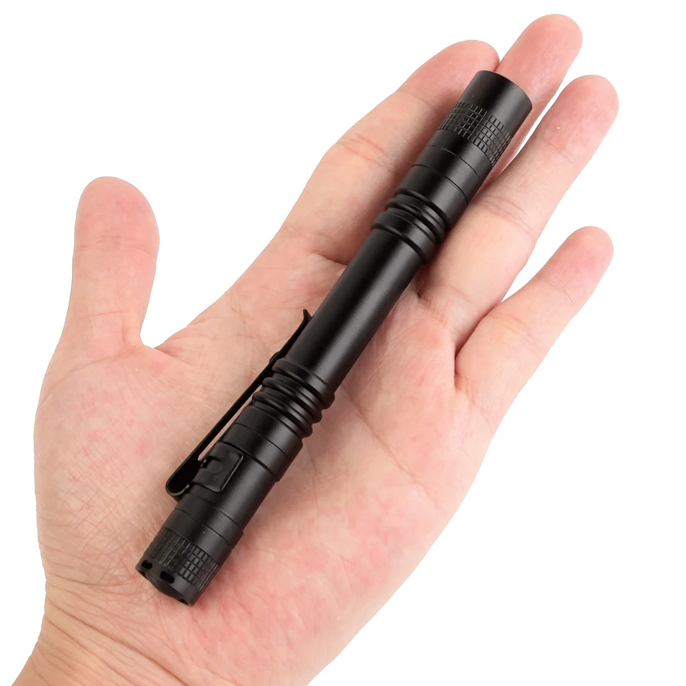Goede Led Penlight zaklamp Tactische Zaklamp 3000 Lumen CREE XM Q5 Aluminium Lanterna LED Zaklamp Draagbare licht Voor Camping