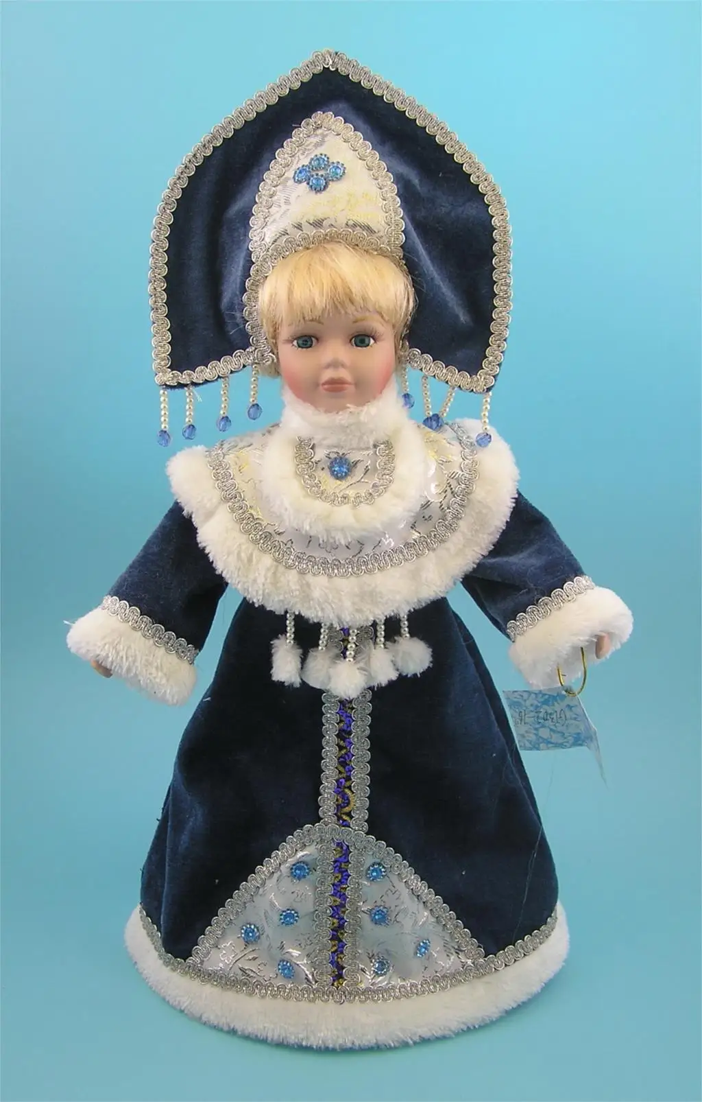 30cm ceramic Christmas Doll winter Russia Exquisit...