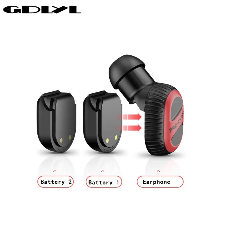 Mini Wireless Bluetooth Earphone in Ear Sport with Mic Handsfree Headset Earbud for iPhone 7 8 X For Samsung Huawei Android
