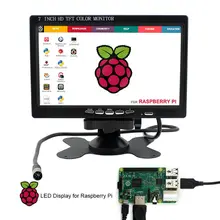 Elecrow 7 Inch LCD Display Monitor Raspberry Pi 3 TFT Screen HDMI 1024×600 Screen for Raspberry Pi 3 B 2 B+ Win 7 8 XP 2000