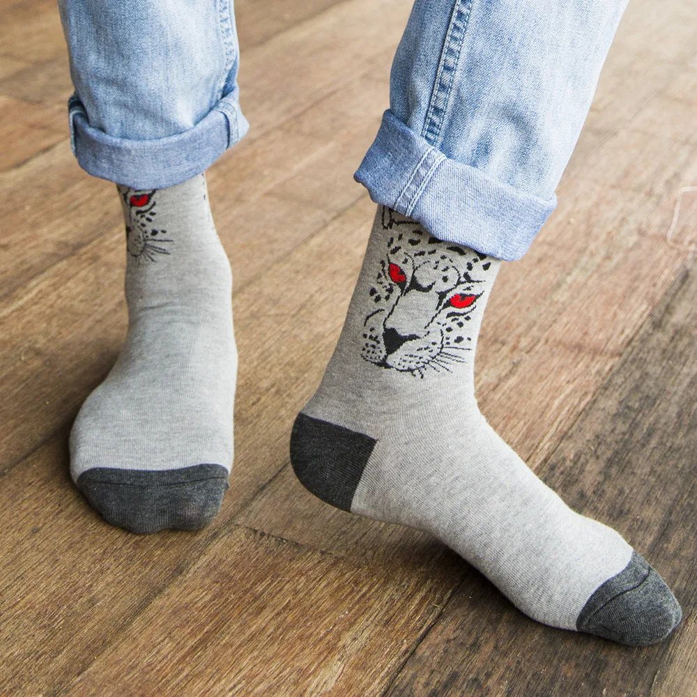 Мужские осенне зимние хлопковые носки с 3D рисунком|socks male|cotton sockssocks 5pairs |
