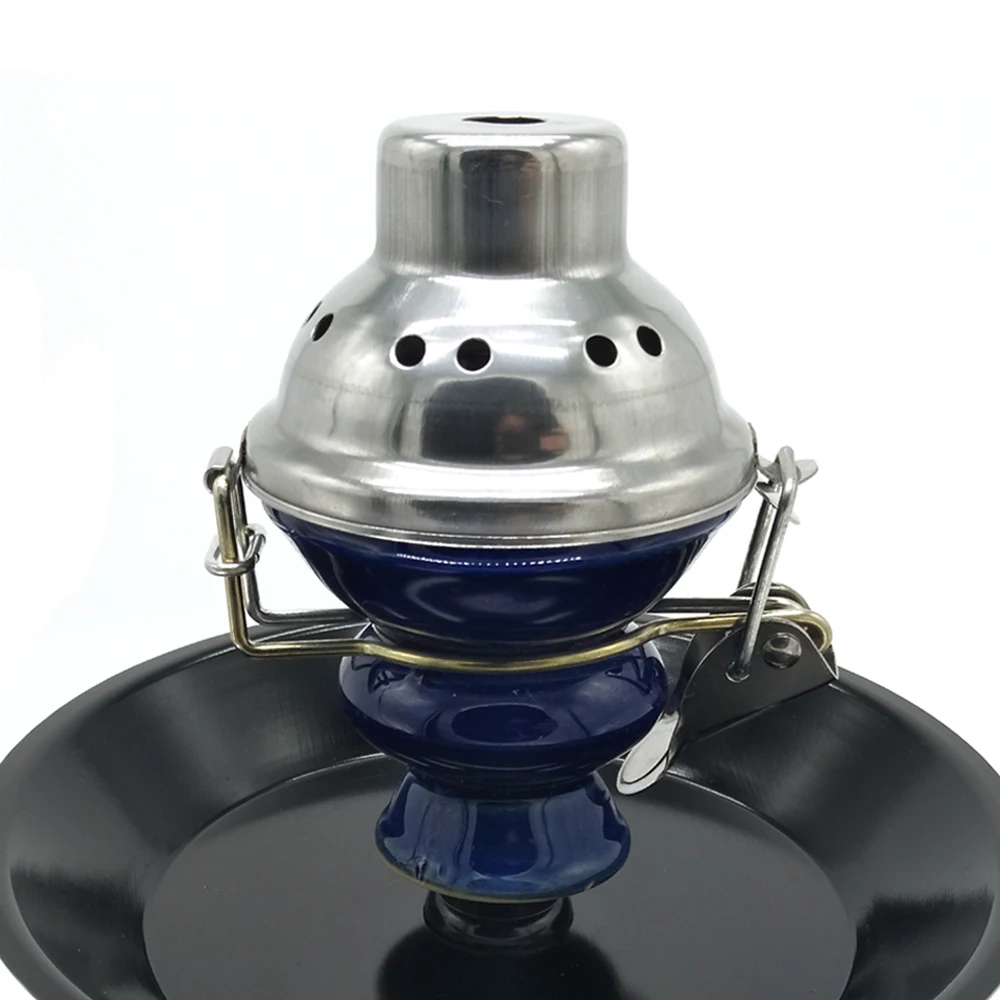 

LOMINT Wind Cover Design Hookah Ceramic Tobacco Bowl With Screen For Shisha Hookahs Chicha Narguile Accessories Big Small Size