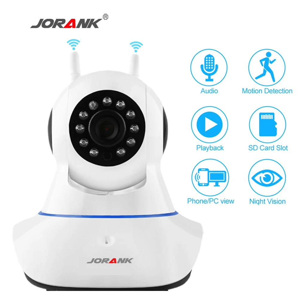Беспроводная IP-камера видеонаблюдения JORANK 720P 1080P HD Wi-Fi | Безопасность и защита
