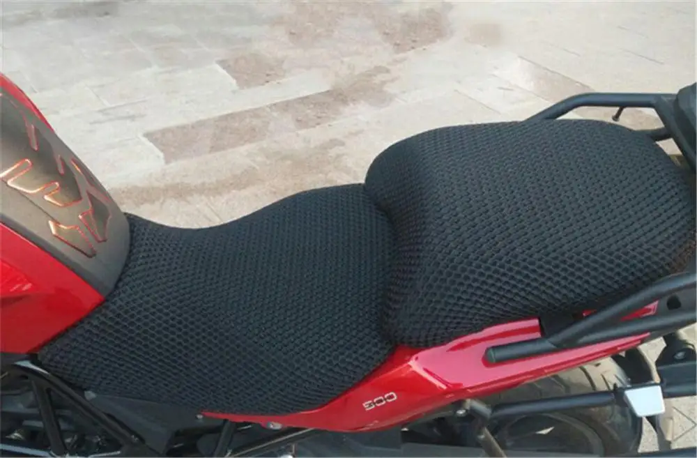 

For Benelli TRK502 TRK 502 3D Net Heatproof Summer Motorcycle Seat Cover