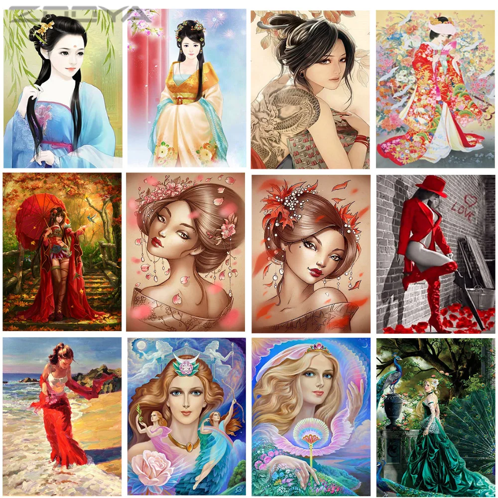 

ZOOYA Diamond Embroidery Wall Sticker 3d DIY Full Diamonds Painting Mosaic Pictures Home Decor Antiquity Beauty Religion RF1225