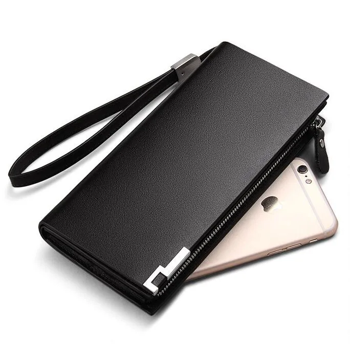 

2018 Genuine Leather Men Wallet Cion Purse Business affairs Cowhide Mobile phone wallets Card Holder Pocket