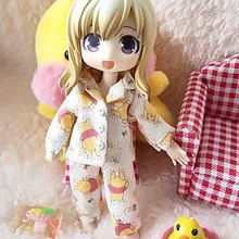 1 компл. Симпатичные OB11 кукольная Пижама наряды для Obitsu 11 Кукла Одежда Аксессуары игрушка