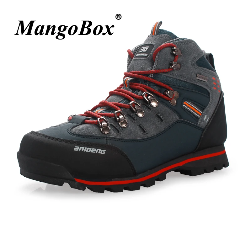 

New Cool Man Hiking Boots Comfortable Outdoor Trail Sneakers Autumn Winter Mountain Sneakers Rubber Bottom Hunting Boots