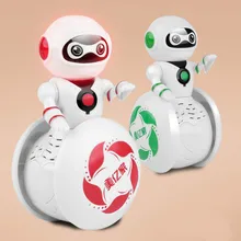 Buy 2018 Intelligent Tumbler Electronic Robot Music Induction Bauble Tumbler Toys for Children Plastic Creative Robotic1pc Free Shipping