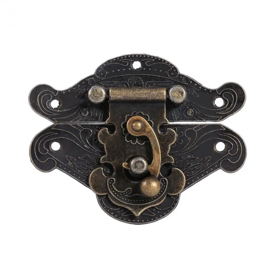 Antique Bronze Color Furniture Hardware Box Latch Hasp Toggle Buckle ...