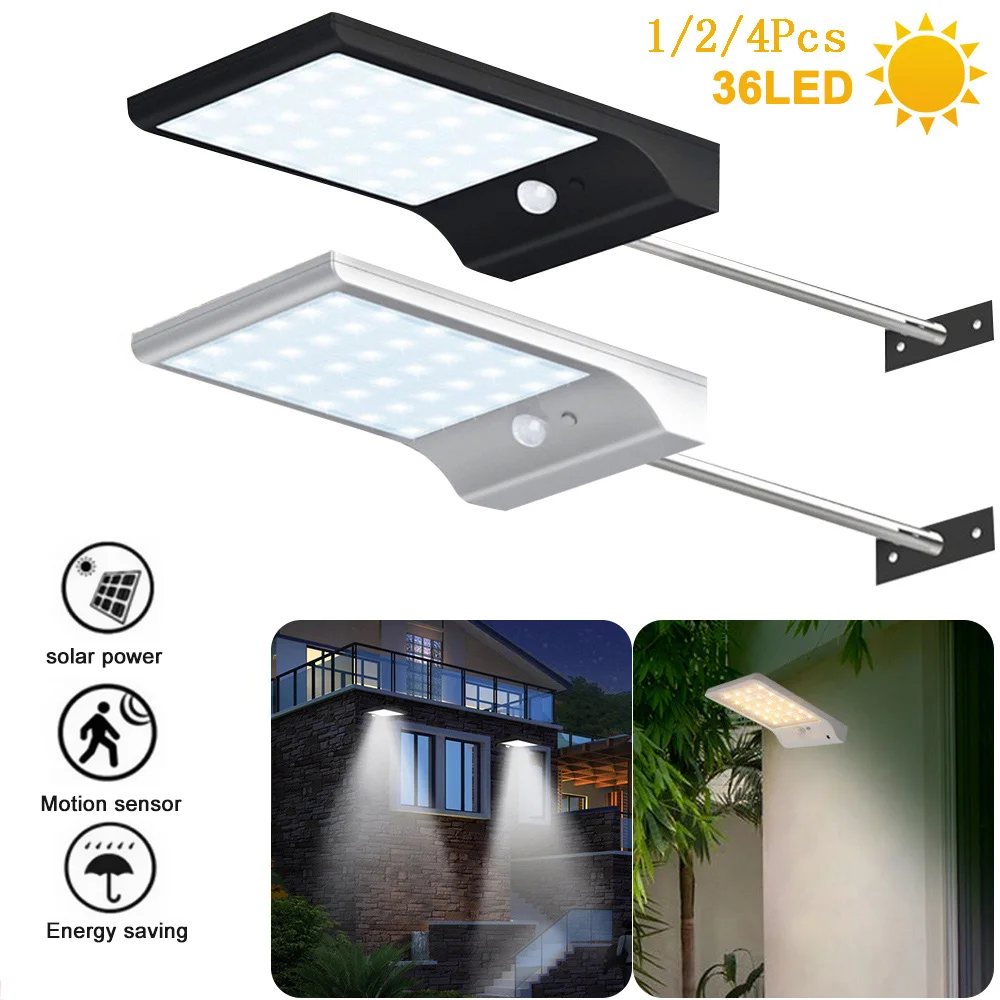 

36 LED Solar Light Motion Sensor Solar Wall Lamp Three modes Outdoor Waterproof Energy Saving For Garden Yard Street