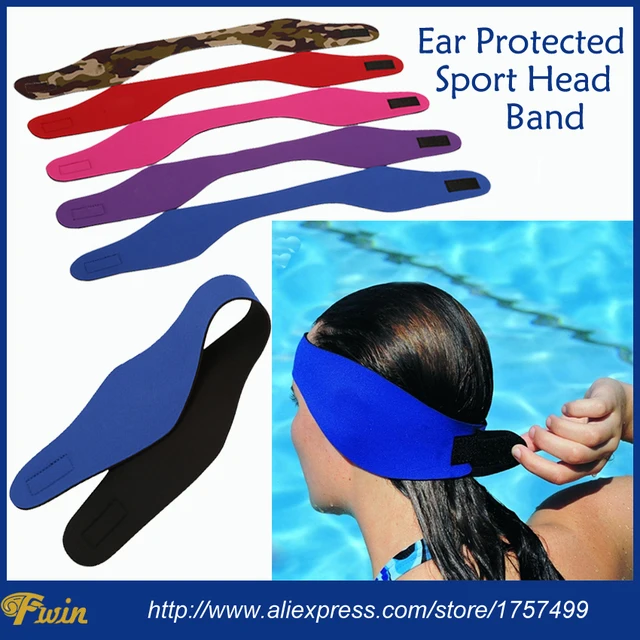 Women Men Kids Bathing Swimming Ear Band Hair Headband Women Men Kids Bathing Swimming Ear Band Hair Headband Protector Watersport Neoprene Wetsuit Sport