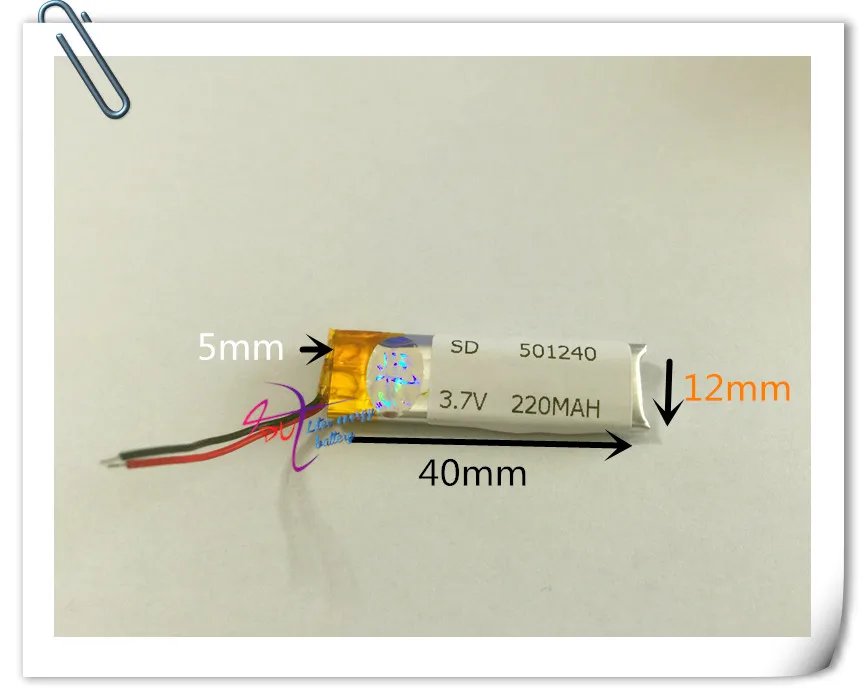 wholesale 50 pcs 3.7V 220mAh Lithium Polymer LiPo Rechargeable Battery For Mp3 MP4 GPS PSP headphone headset Bluetooth 501240 wholesale 50 pcs 3.7V 220mAh Lithium Polymer LiPo Rechargeable Battery For Mp3 MP4 GPS PSP headphone headset Bluetooth 501240