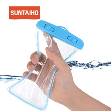 Suntaiho водонепроницаемая сумка с подводными плавательными сумками чехол для телефона для iphone 6s 7 plus Универсальные Все модели 3,5 дюймов-6 дюймов