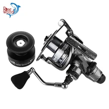 Палисандр 2 скорости 6,3: 1 4,3: 1 Передняя и реальная двойная тормозная спиннинговая Катушка 12+ 1 S.S подшипники Карп Рыболовные катушки+ запасная катушка