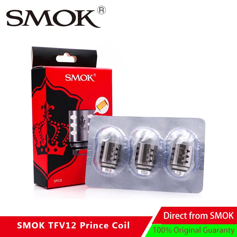 

3pcs/lot Original SMOK TFV12 Prince Coil V12 Prince Mesh Strip coils Fit for TFV12 PRINCE Tank Electronic Cigarette Cores