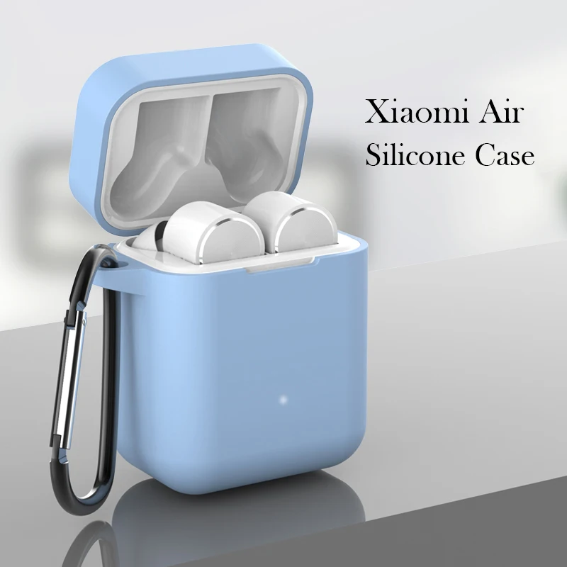 Силиконовый чехол для наушников с карабином Xiaomi Airdots Pro Bluetooth беспроводная