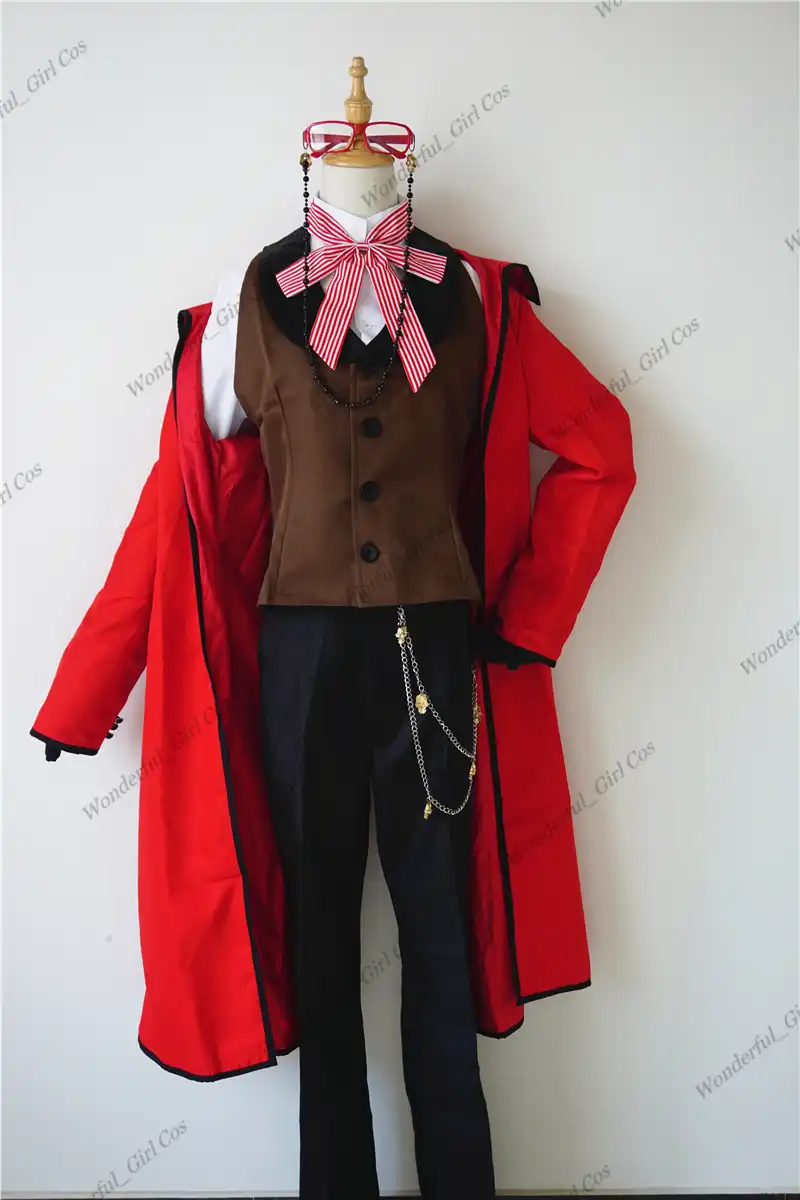 アニメ黒執事死死神グレル サトクリフコスプレ制服衣装 メガネカーニバルハロウィーンの衣装男性 Halloween Costume Costume For Womenhalloween Costumes For Women Aliexpress