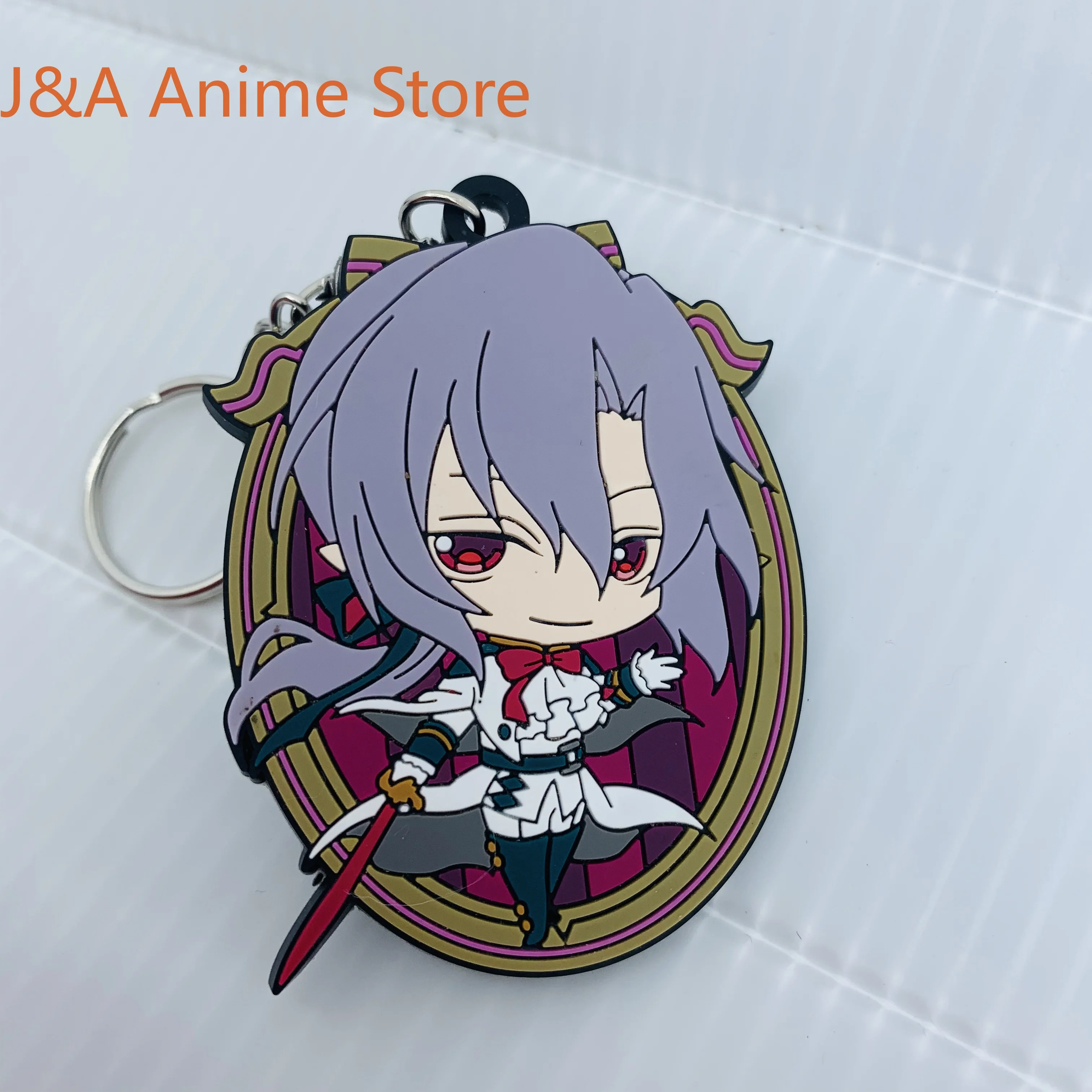 

Anime Keychains Seraph of The End Yuichiro Hyakuya Hiiragi Shinoa Yoichi Saotome Shiho Kimizuki Keyring Bag Pendant Charms