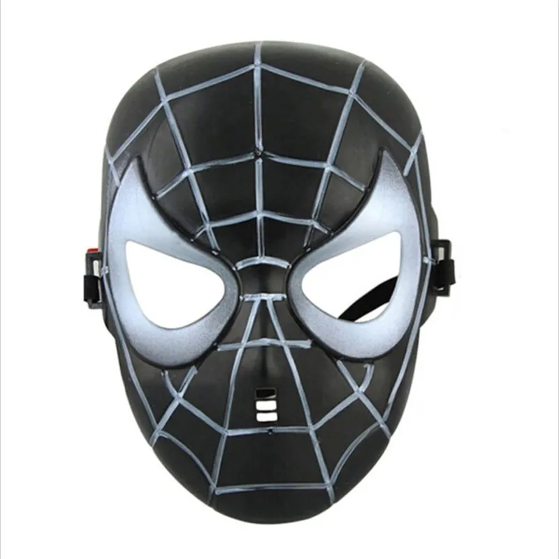 Хэллоуин Дарт Вейдер Маска Мстители Капитан Америка Человек-паук Маска Халка Железный человек Бэтмен Штурмовик из "Звездных Войн" маска - Цвет: Spider Black