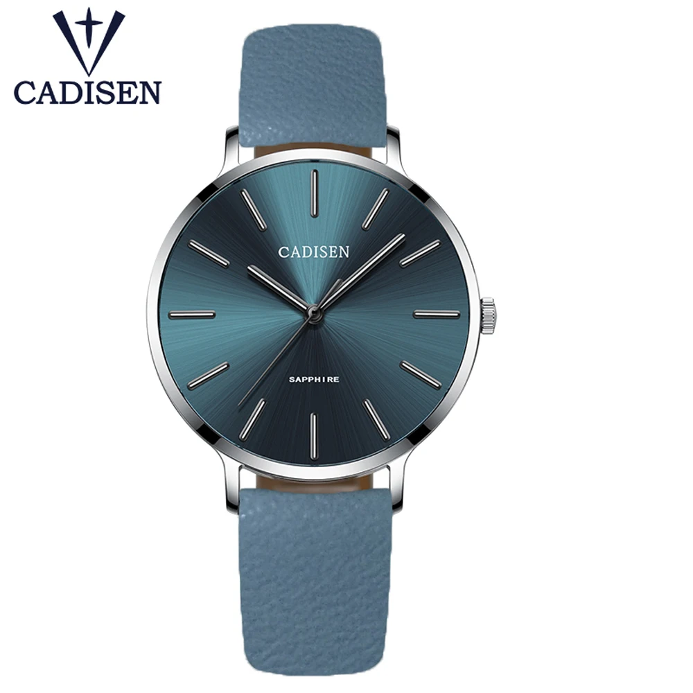 

2018 New CADISEN Leisure Quartz Thin Women Watch Luxury brand Dress Ladies Stainless steel Watch Ultra-thin Waterproof Watches