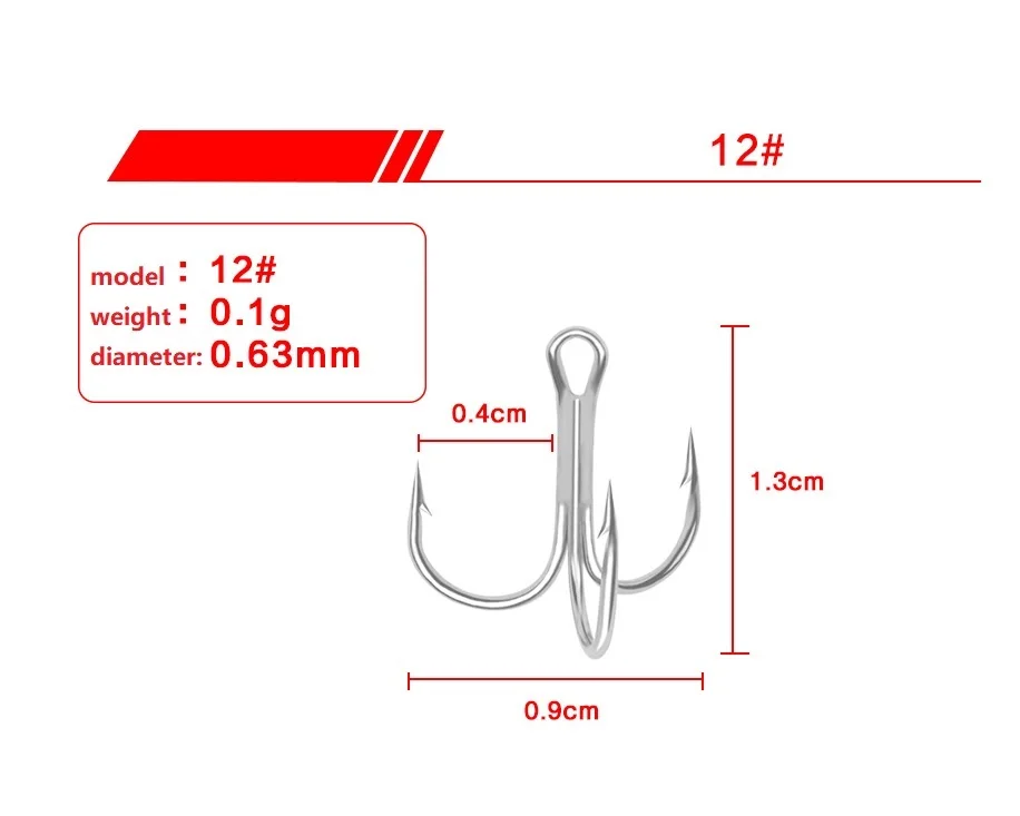 5 шт./лот колючий белый никель три якорных крючка девять спецификаций рыболовный крючок Высокоуглеродистая сталь тройные опрокинутые крючки