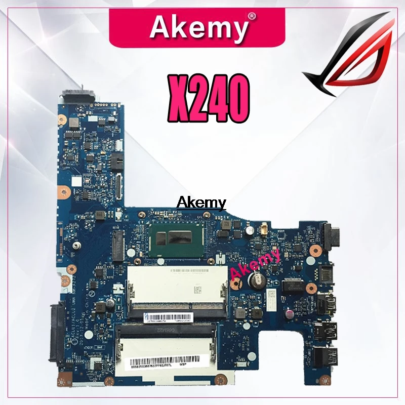 

Original laptop Lenovo ThinkPad X240 motherboard mainboard W8P FRU 04X5160 with I5-4300/I5-4210/I5-4200 CPU